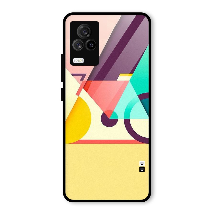 Abstract Cycle Glass Back Case for Vivo iQOO 7 Legend 5G