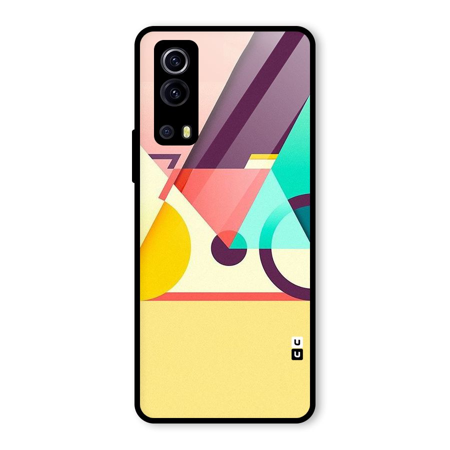 Abstract Cycle Glass Back Case for Vivo iQOO Z3