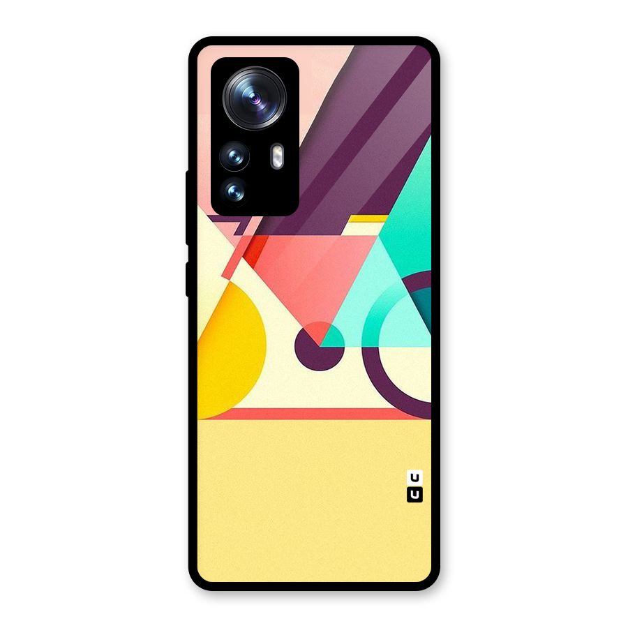 Abstract Cycle Glass Back Case for Xiaomi 12 Pro