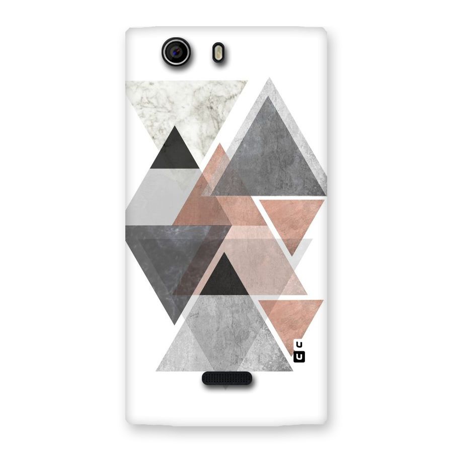 Abstract Diamond Pink Design Back Case for Canvas Nitro 2 E311