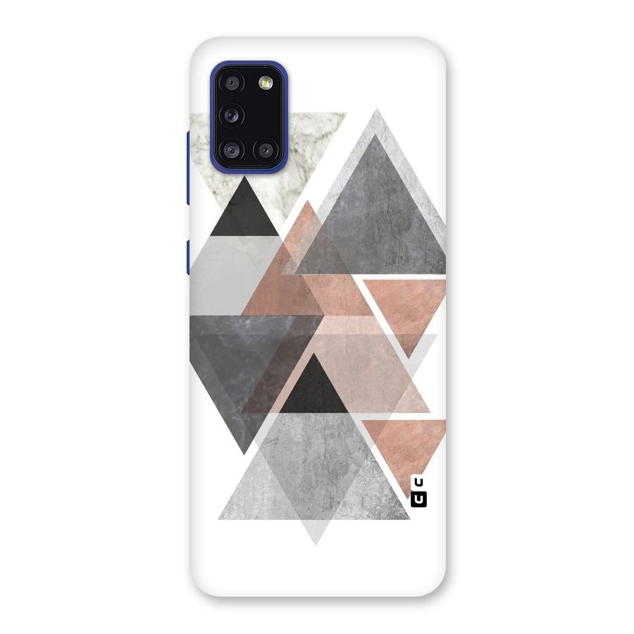 Abstract Diamond Pink Design Back Case for Galaxy A31