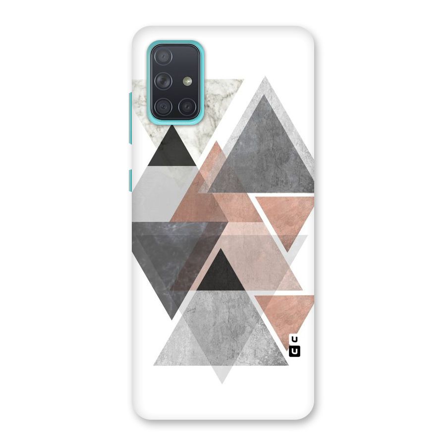 Abstract Diamond Pink Design Back Case for Galaxy A71