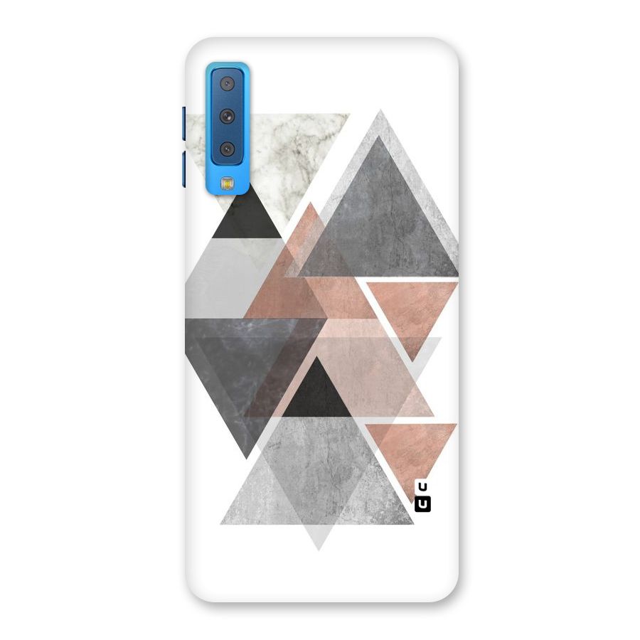 Abstract Diamond Pink Design Back Case for Galaxy A7 (2018)