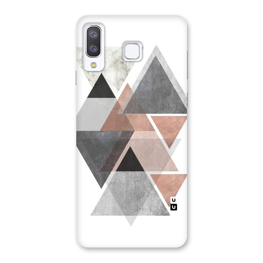 Abstract Diamond Pink Design Back Case for Galaxy A8 Star