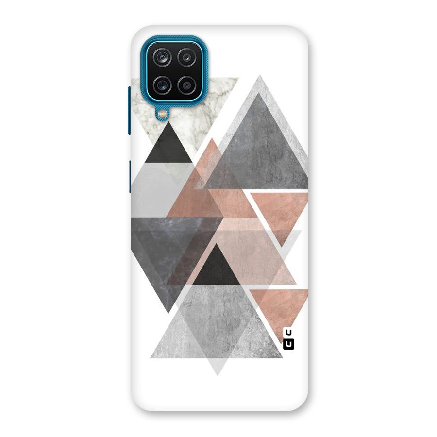 Abstract Diamond Pink Design Back Case for Galaxy F12