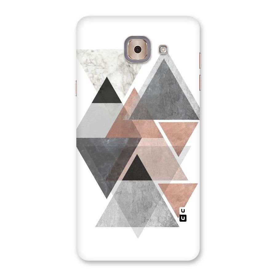 Abstract Diamond Pink Design Back Case for Galaxy J7 Max