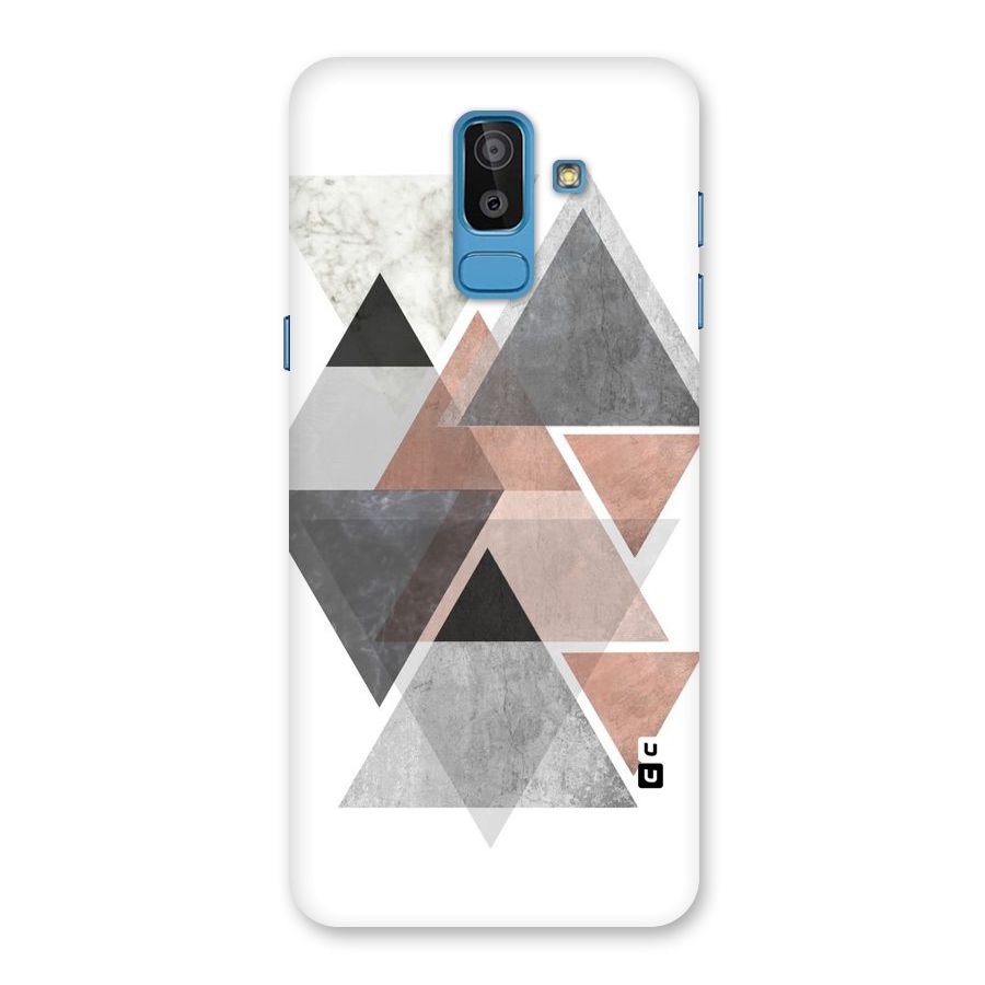 Abstract Diamond Pink Design Back Case for Galaxy J8