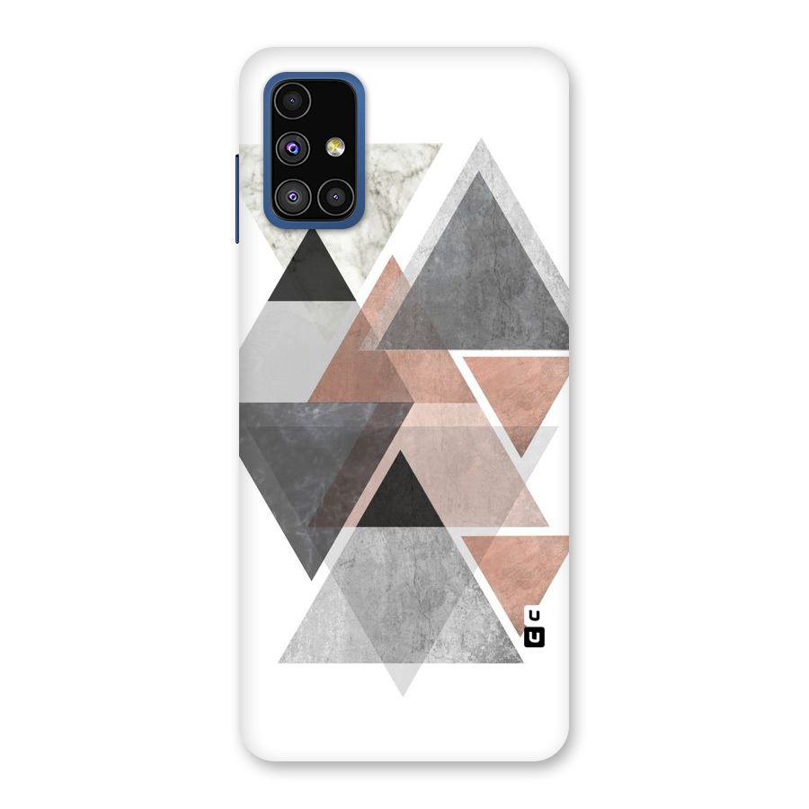 Abstract Diamond Pink Design Back Case for Galaxy M51