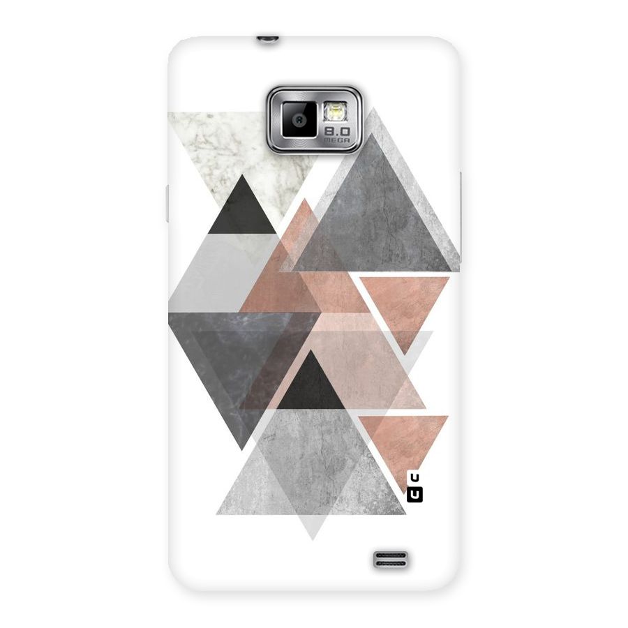 Abstract Diamond Pink Design Back Case for Galaxy S2