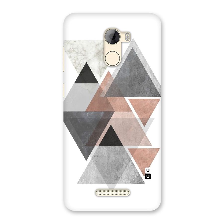 Abstract Diamond Pink Design Back Case for Gionee A1 LIte