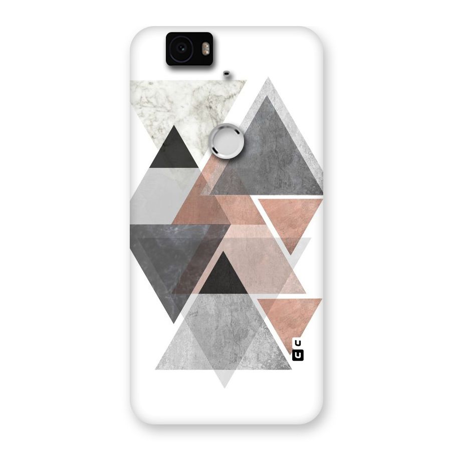 Abstract Diamond Pink Design Back Case for Google Nexus-6P