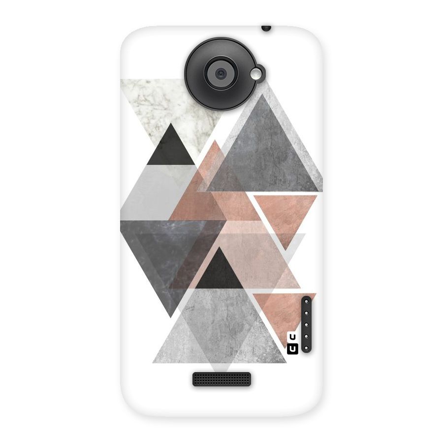 Abstract Diamond Pink Design Back Case for HTC One X