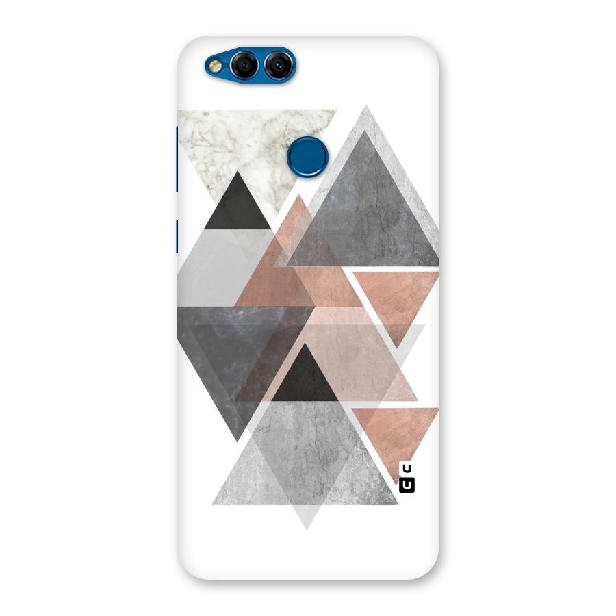 Abstract Diamond Pink Design Back Case for Honor 7X