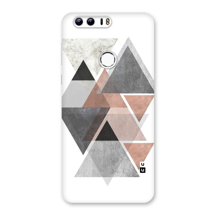 Abstract Diamond Pink Design Back Case for Honor 8
