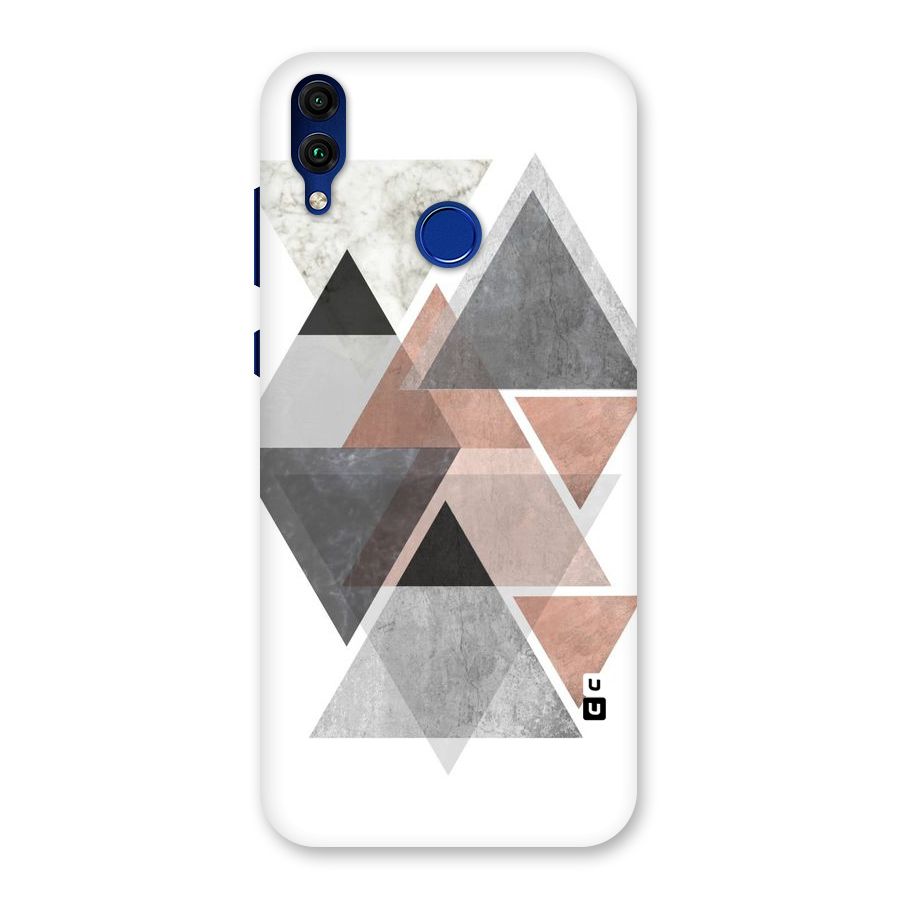 Abstract Diamond Pink Design Back Case for Honor 8C