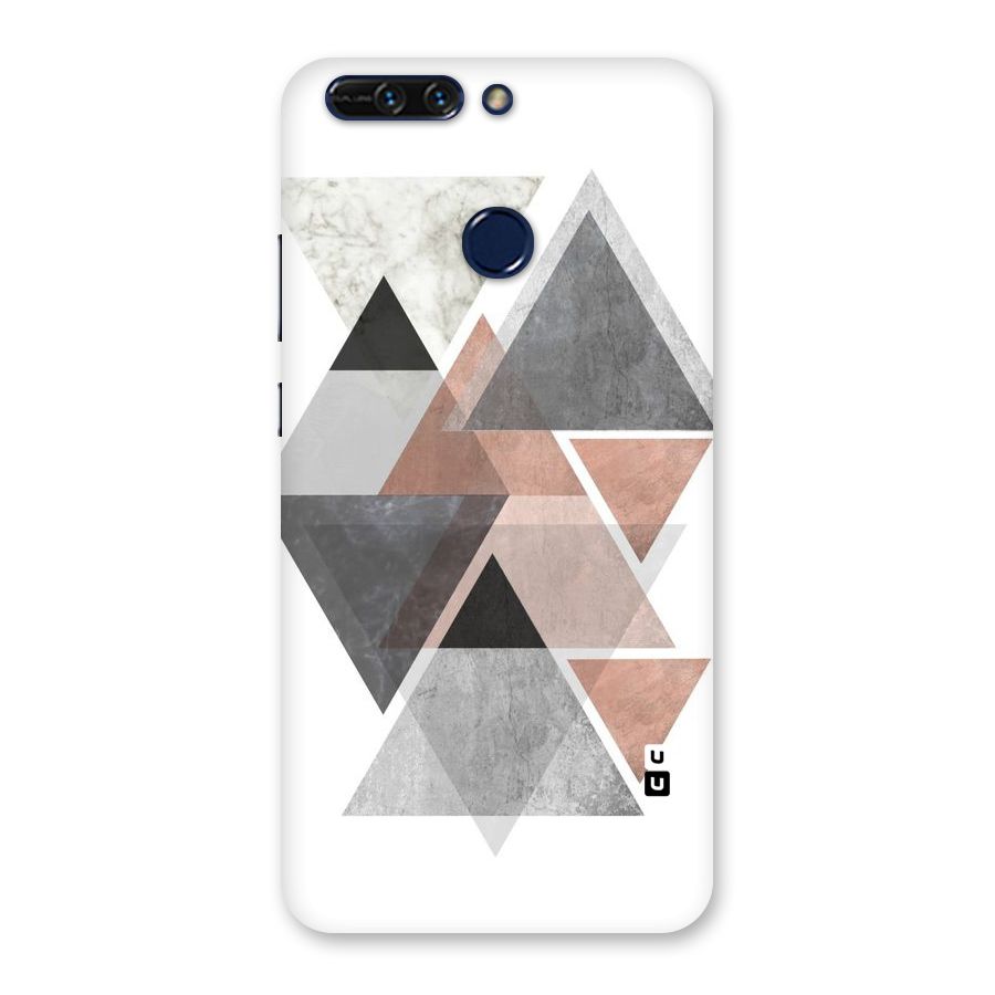 Abstract Diamond Pink Design Back Case for Honor 8 Pro