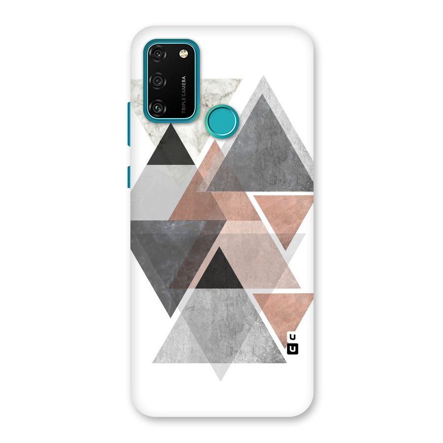 Abstract Diamond Pink Design Back Case for Honor 9A