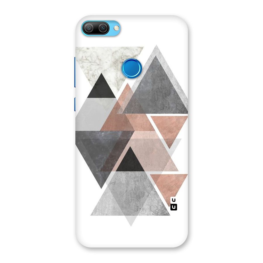 Abstract Diamond Pink Design Back Case for Honor 9N