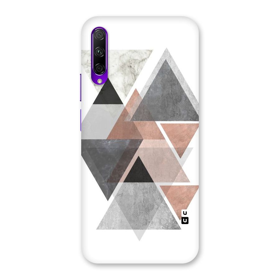 Abstract Diamond Pink Design Back Case for Honor 9X Pro