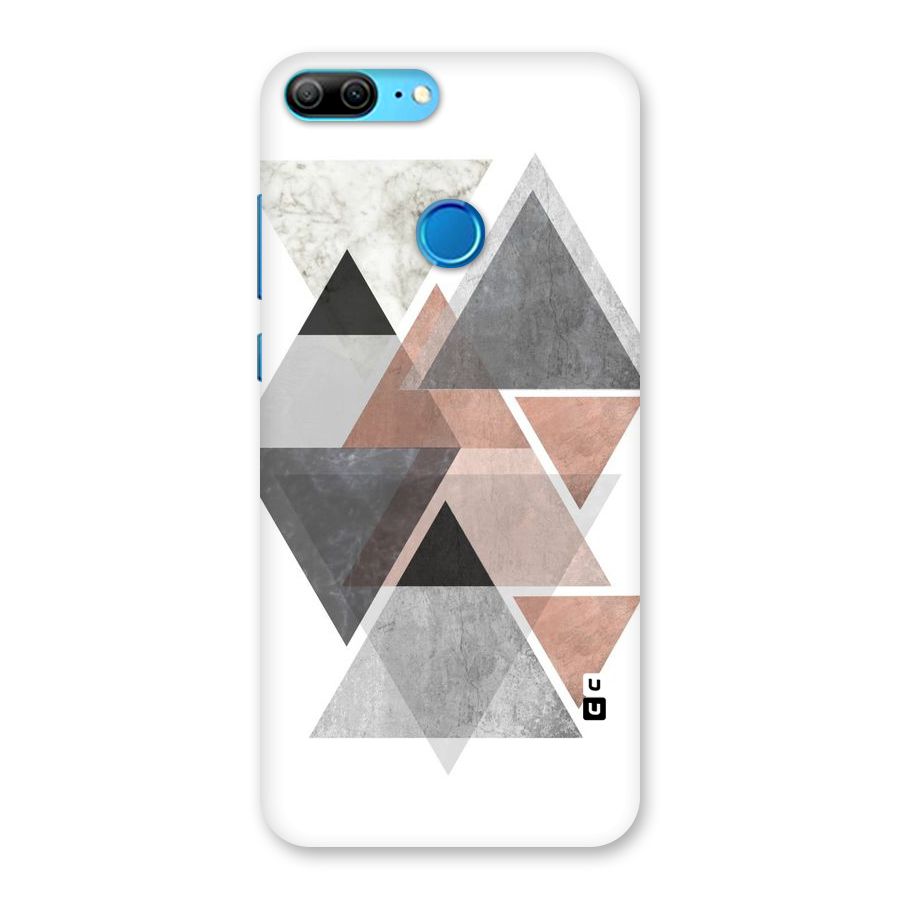Abstract Diamond Pink Design Back Case for Honor 9 Lite