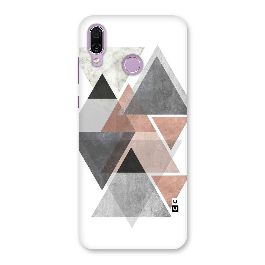 Abstract Diamond Pink Design Back Case for Honor Play