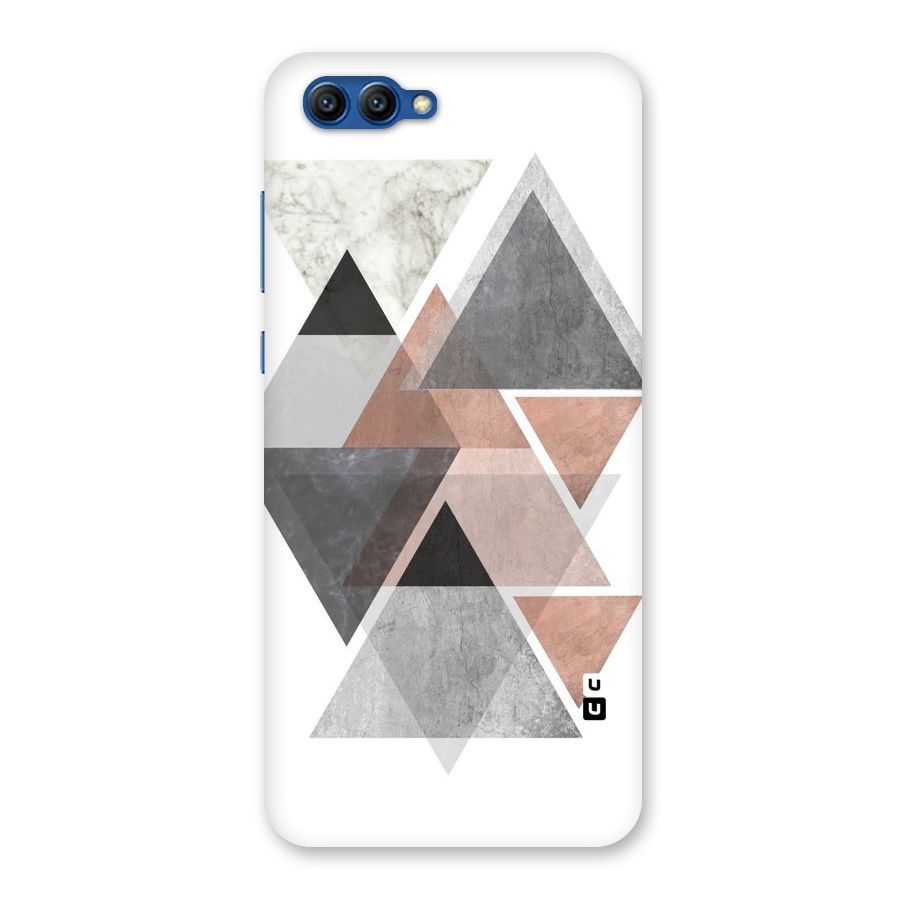 Abstract Diamond Pink Design Back Case for Honor View 10