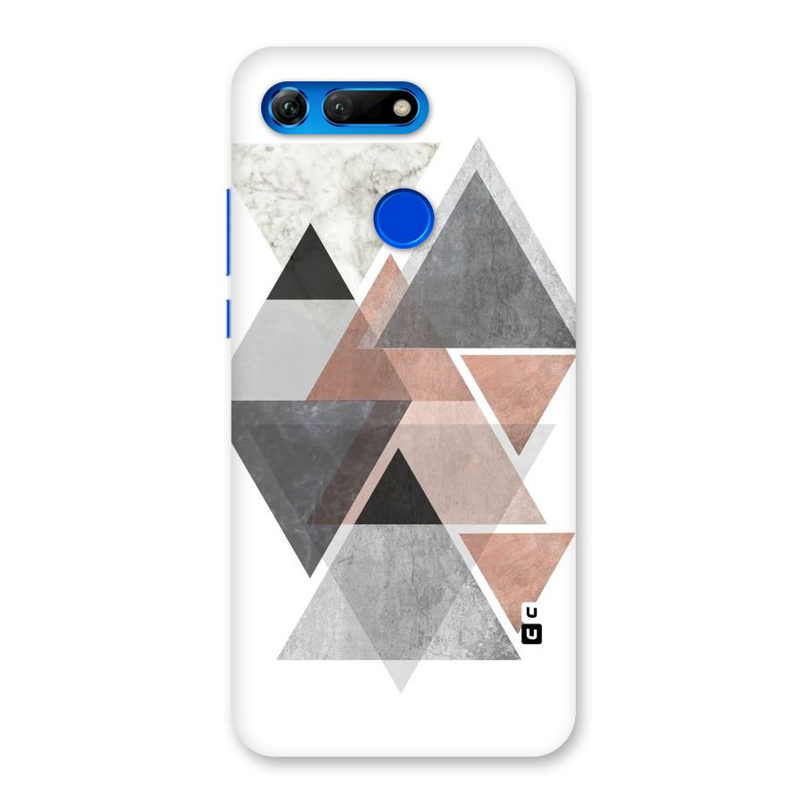 Abstract Diamond Pink Design Back Case for Honor View 20