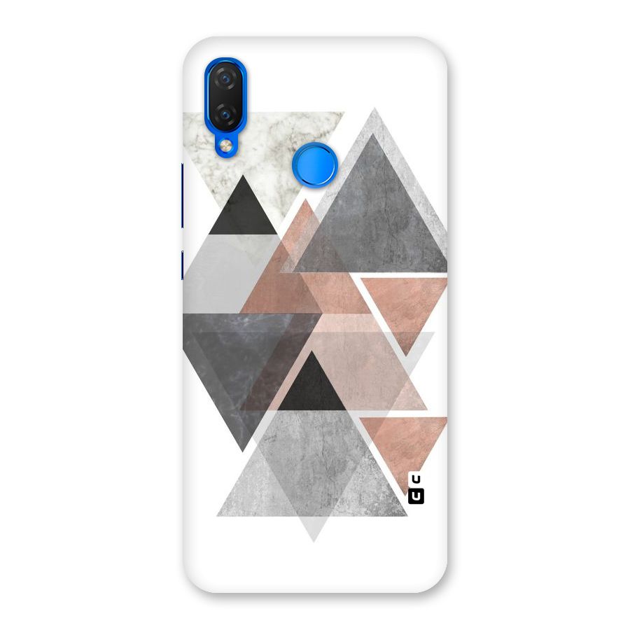 Abstract Diamond Pink Design Back Case for Huawei P Smart+