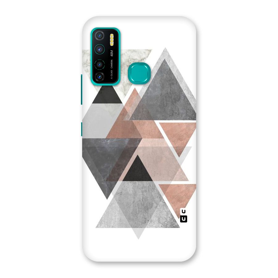 Abstract Diamond Pink Design Back Case for Infinix Hot 9 Pro