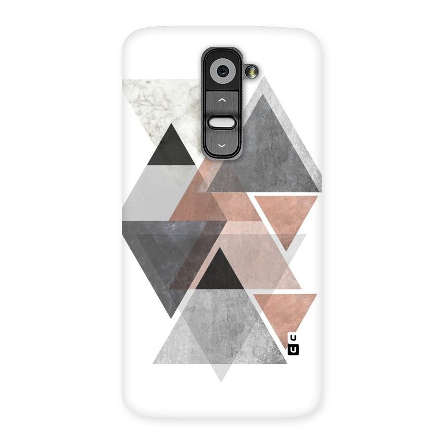 Abstract Diamond Pink Design Back Case for LG G2