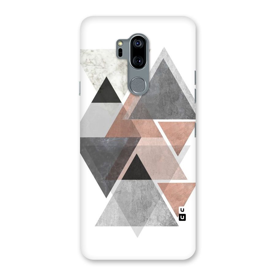 Abstract Diamond Pink Design Back Case for LG G7
