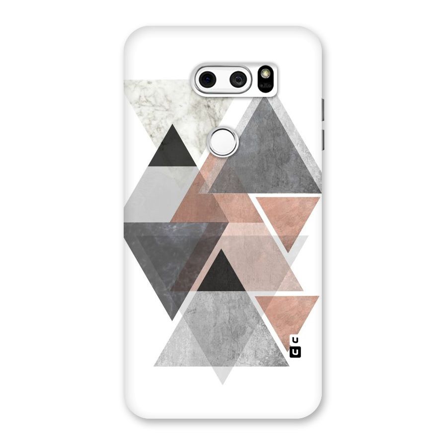 Abstract Diamond Pink Design Back Case for LG V30