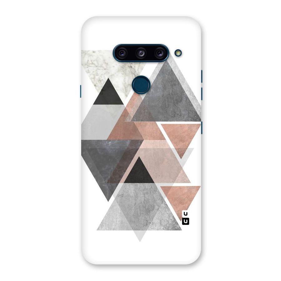Abstract Diamond Pink Design Back Case for LG  V40 ThinQ