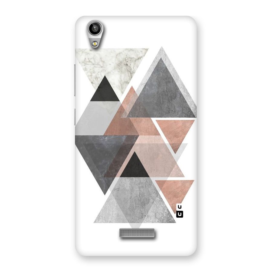 Abstract Diamond Pink Design Back Case for Lava-Pixel-V1
