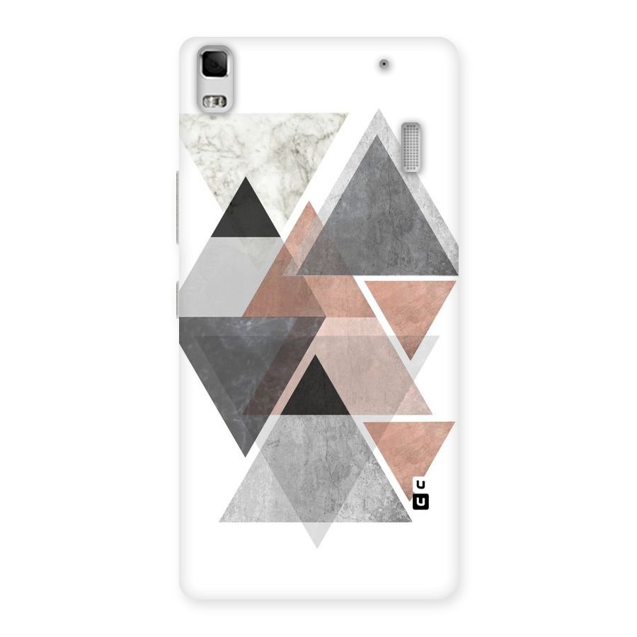 Abstract Diamond Pink Design Back Case for Lenovo K3 Note