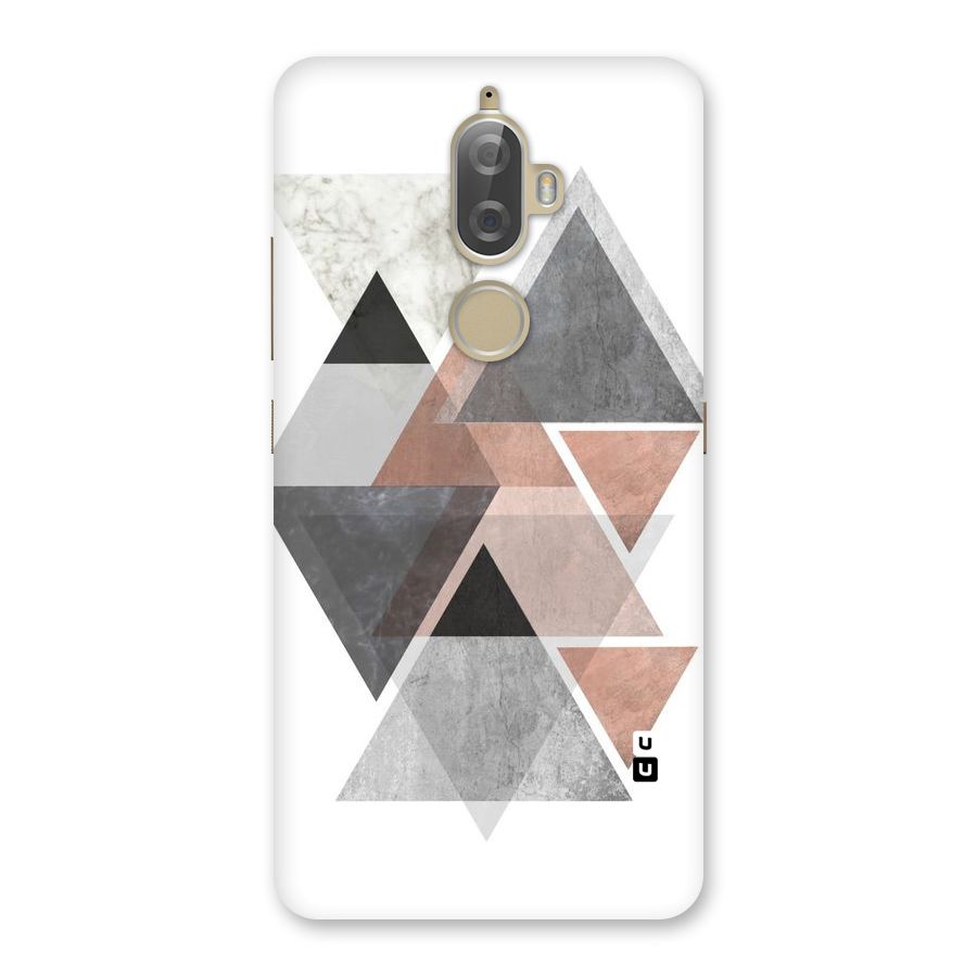 Abstract Diamond Pink Design Back Case for Lenovo K8 Plus