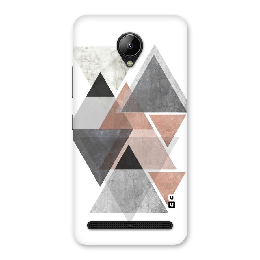 Abstract Diamond Pink Design Back Case for Lenovo C2