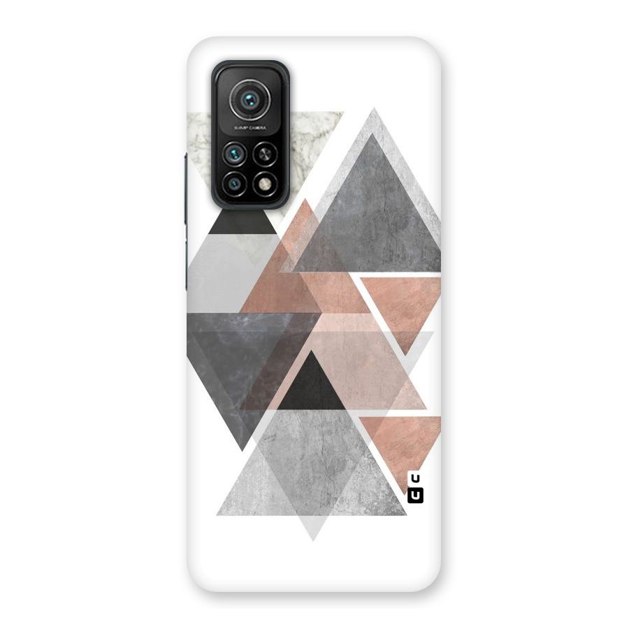 Abstract Diamond Pink Design Back Case for Mi 10T Pro 5G
