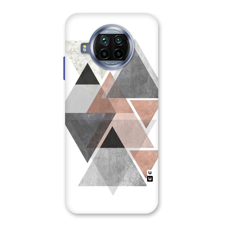 Abstract Diamond Pink Design Back Case for Mi 10i