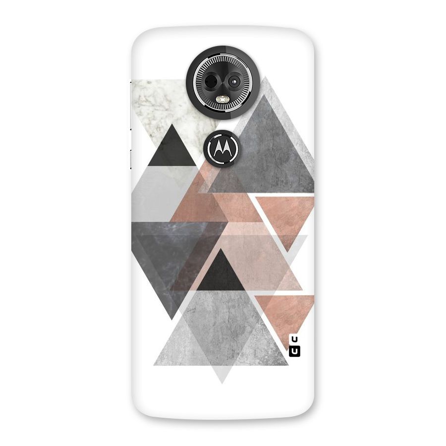 Abstract Diamond Pink Design Back Case for Moto E5 Plus