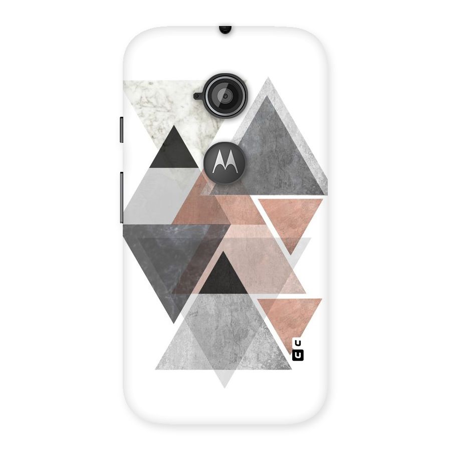 Abstract Diamond Pink Design Back Case for Moto E 2nd Gen