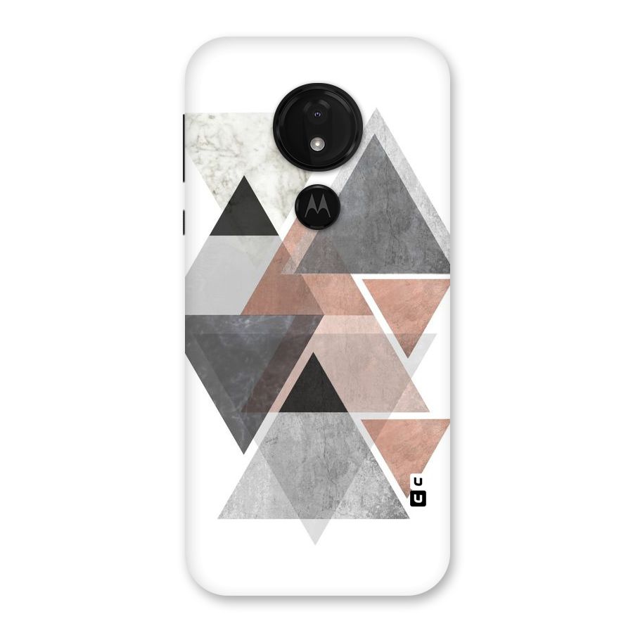 Abstract Diamond Pink Design Back Case for Moto G7 Power