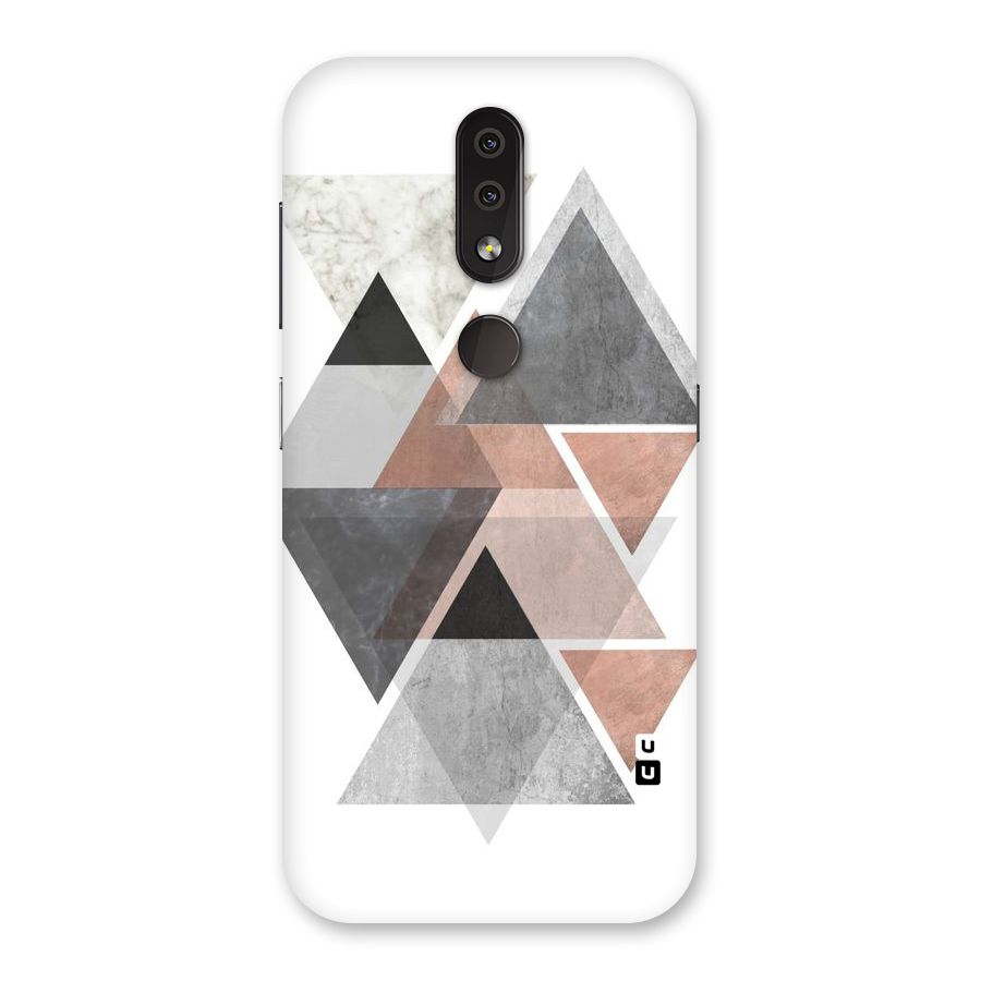 Abstract Diamond Pink Design Back Case for Nokia 4.2