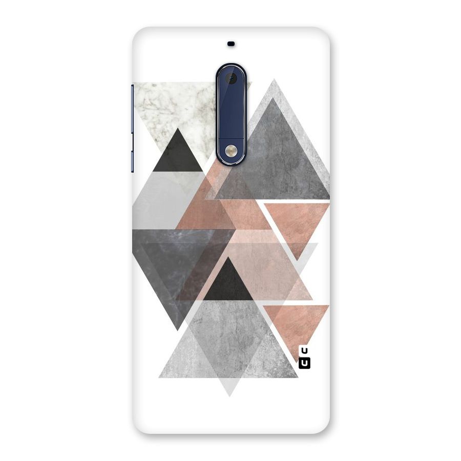 Abstract Diamond Pink Design Back Case for Nokia 5