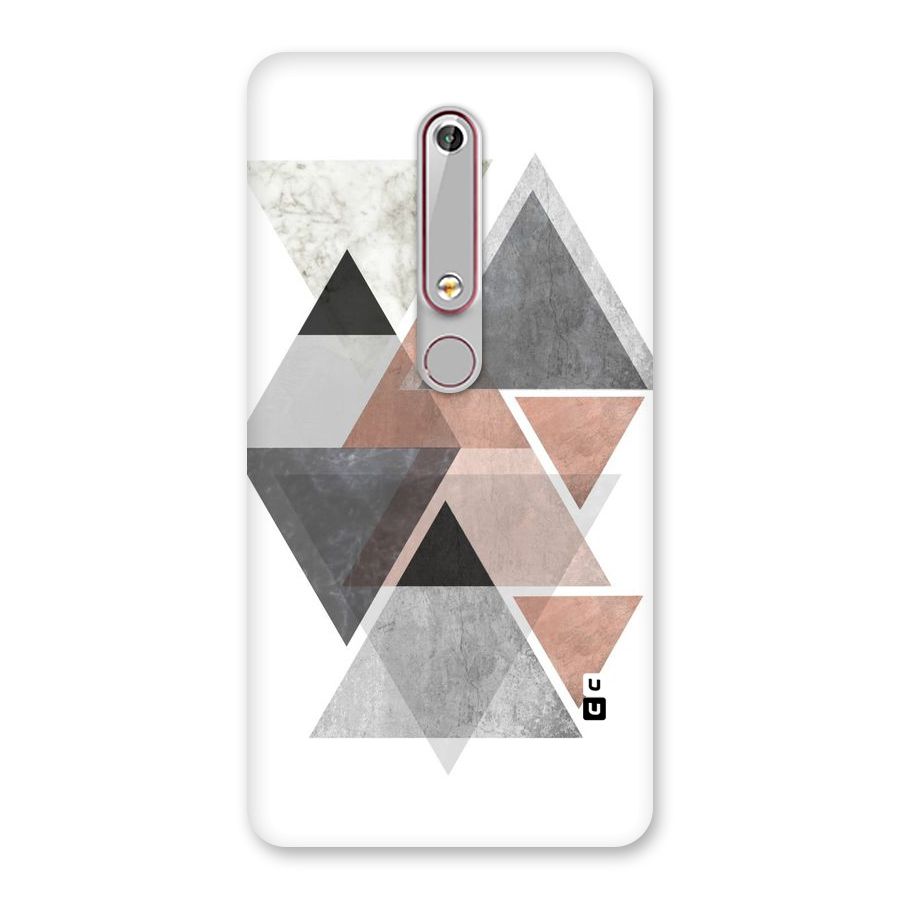 Abstract Diamond Pink Design Back Case for Nokia 6.1