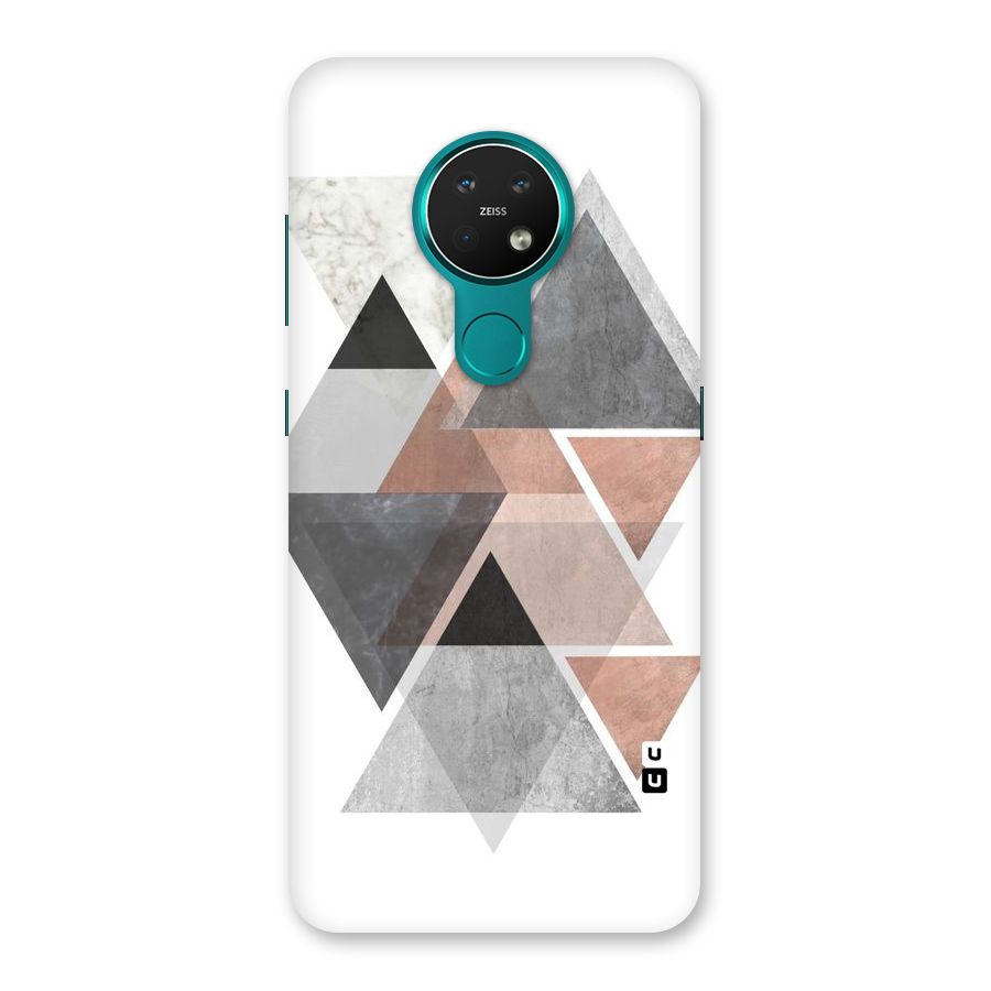 Abstract Diamond Pink Design Back Case for Nokia 7.2