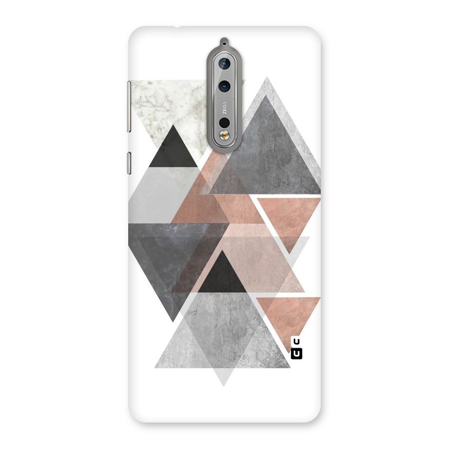 Abstract Diamond Pink Design Back Case for Nokia 8