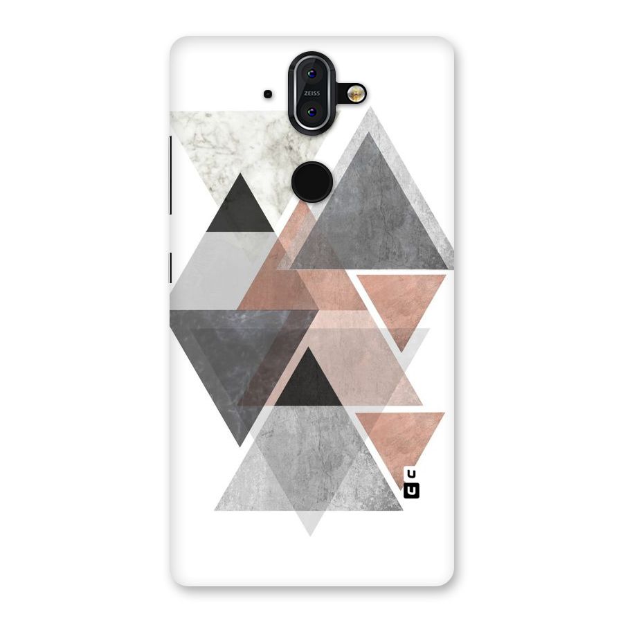 Abstract Diamond Pink Design Back Case for Nokia 8 Sirocco