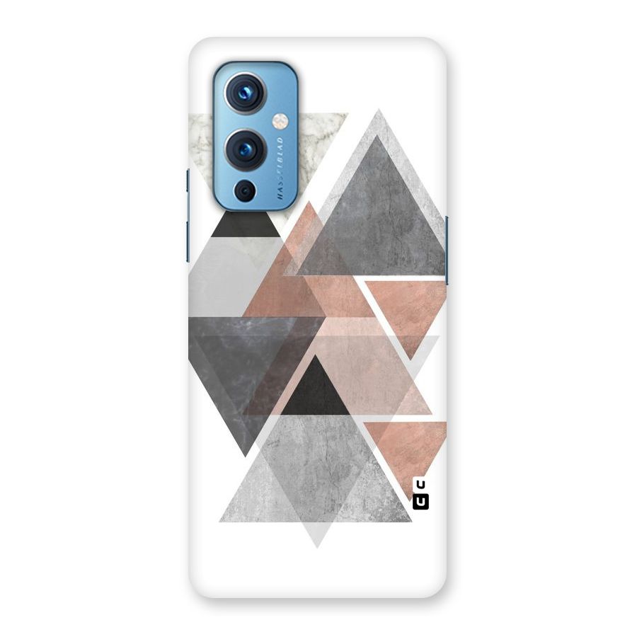Abstract Diamond Pink Design Back Case for OnePlus 9