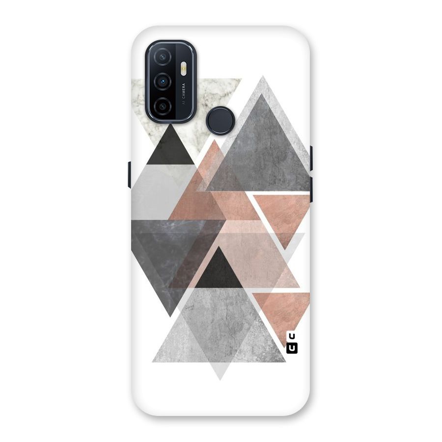 Abstract Diamond Pink Design Back Case for Oppo A32